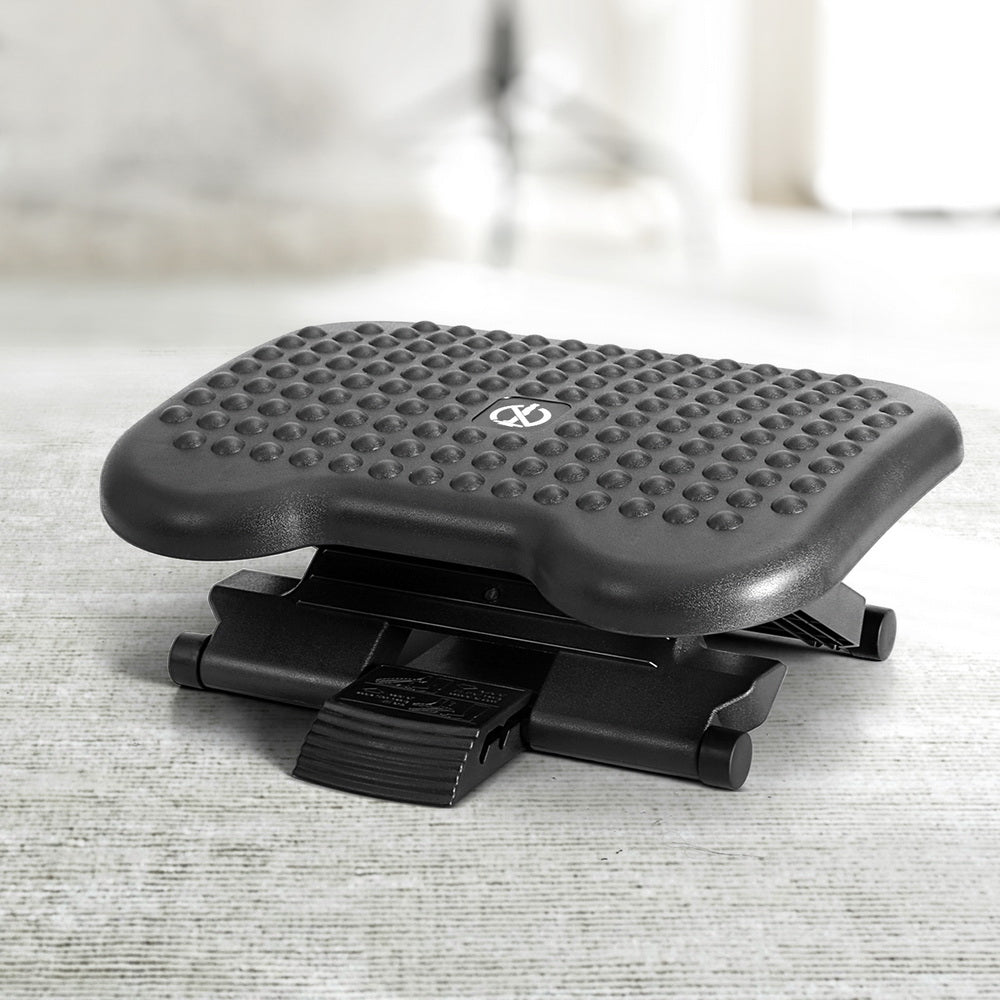 Artiss Foot Rest Adjustable Stool with acupressure surface
