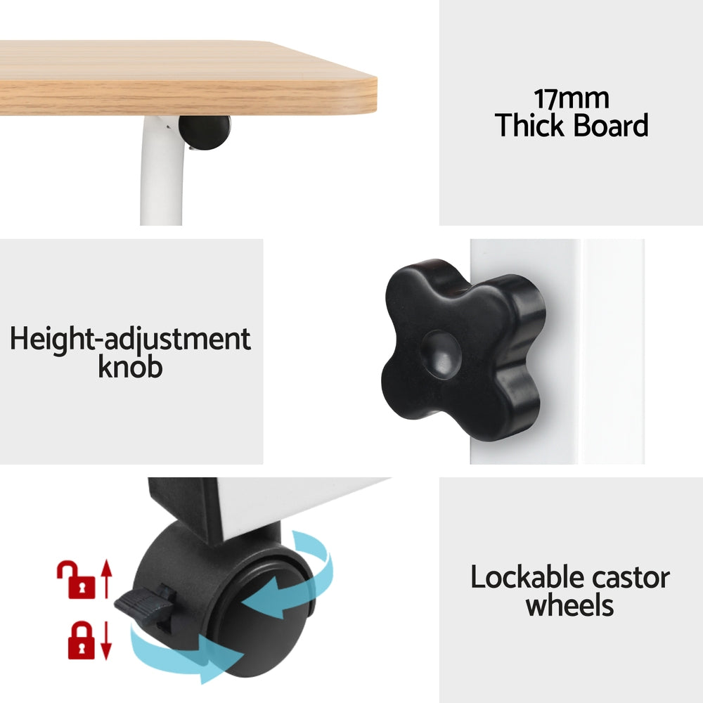 Artiss FlexiDesk 60 Adjustable Mobile Laptop Table