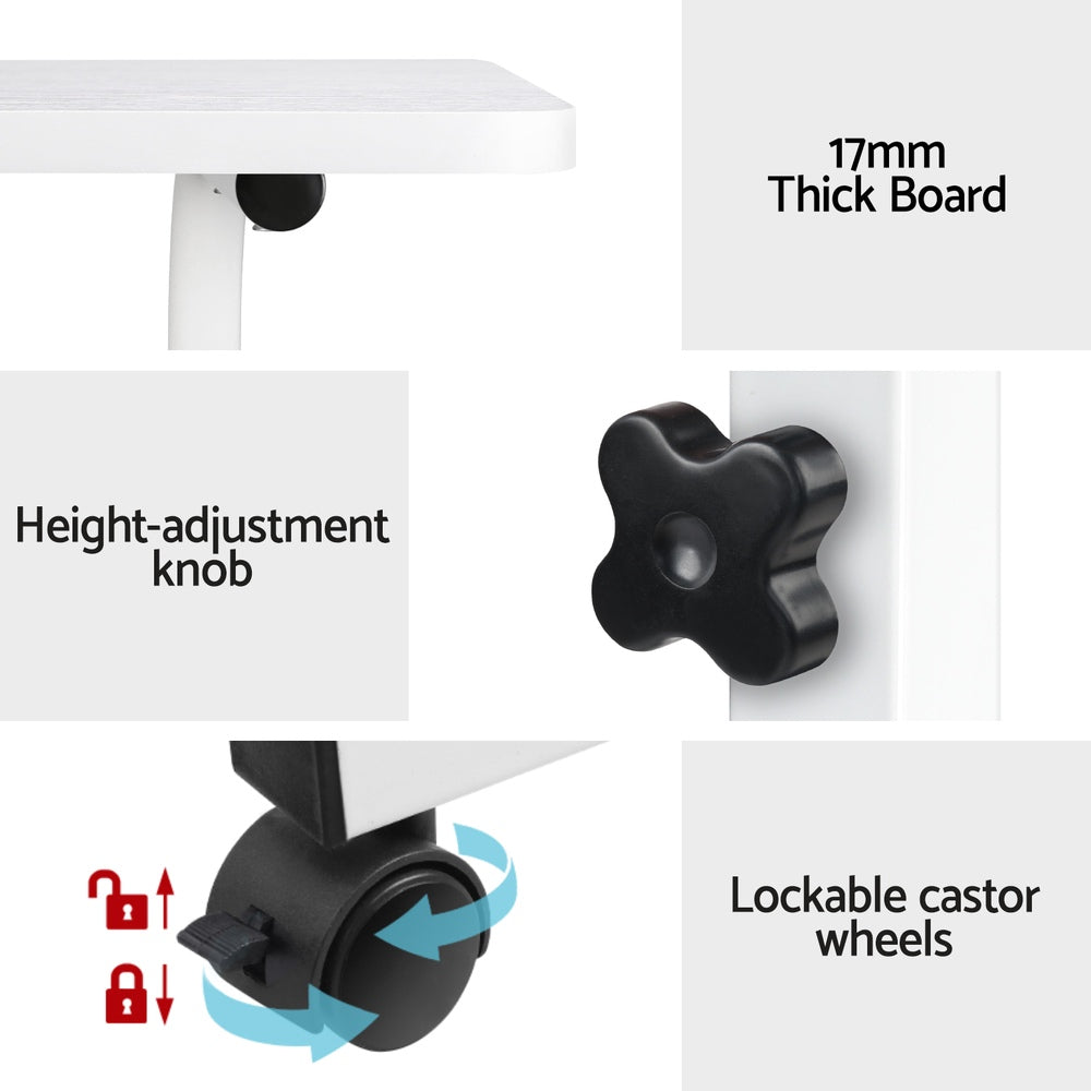 Artiss FlexiDesk 60 Adjustable Mobile Laptop Table