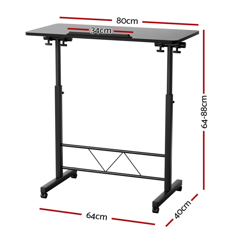 Artiss FlexiDesk 80 Adjustable Mobile Laptop Table