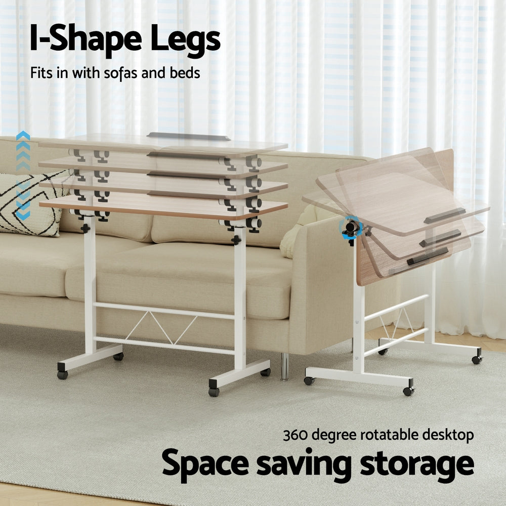 Artiss FlexiDesk 80 Adjustable Mobile Laptop Table