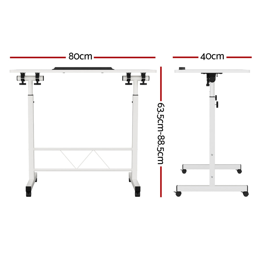 Artiss FlexiDesk 80 Adjustable Mobile Laptop Table