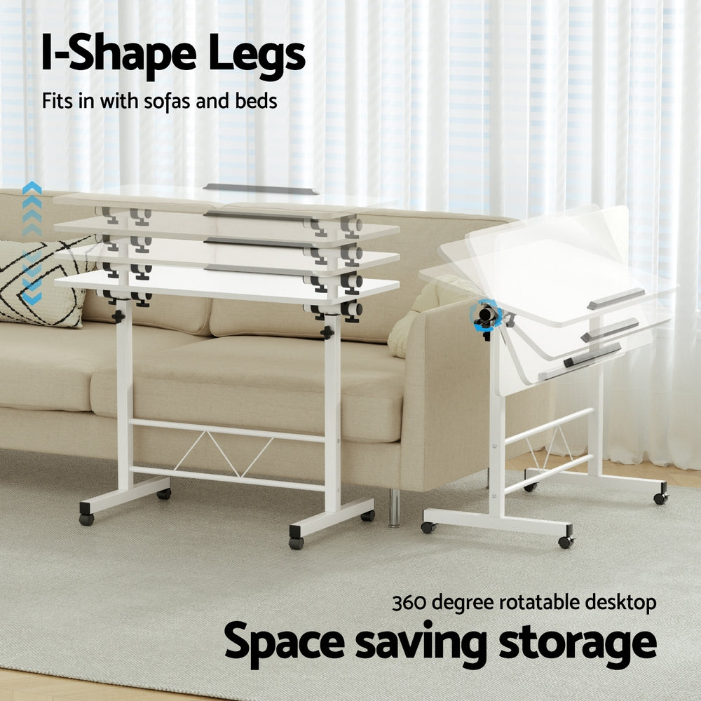 Artiss FlexiDesk 80 Adjustable Mobile Laptop Table