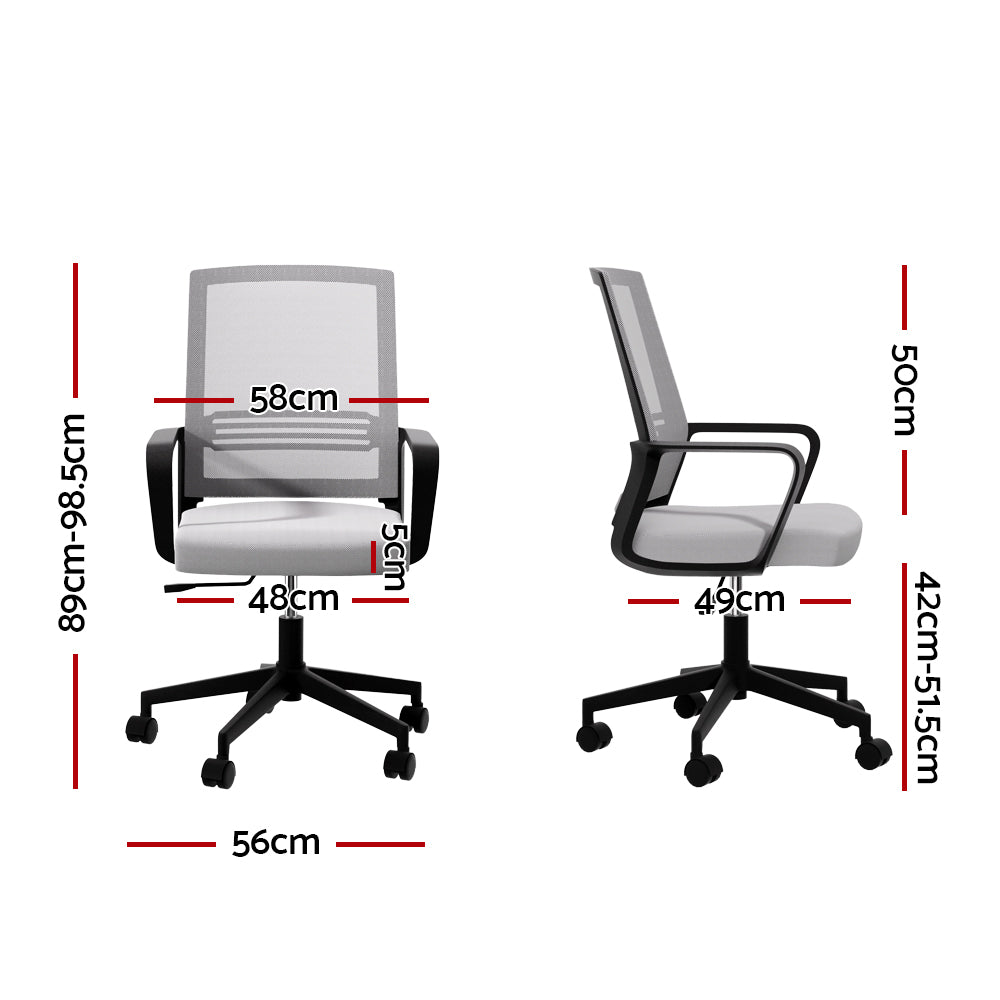 Artiss Mesh Office Chair (Grey)
