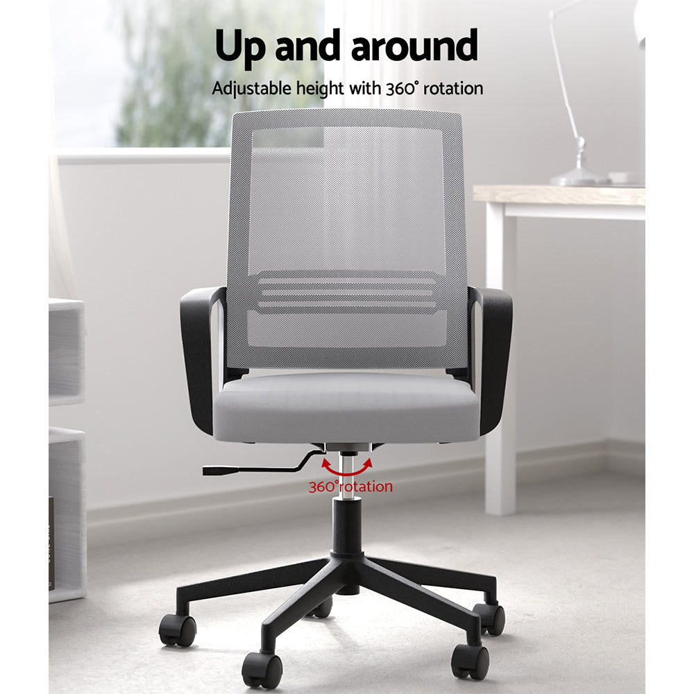 Artiss Mesh Office Chair (Grey)