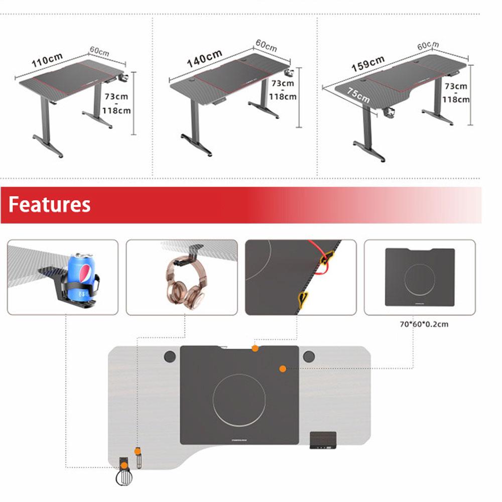 ElevatePro Electric Adjustable Desk + Chair