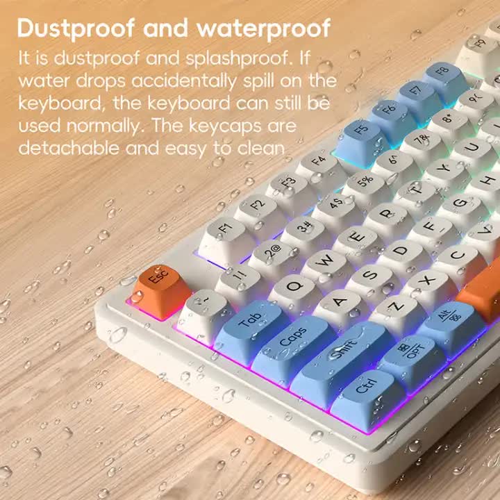 L98 High-Performance Keyboard - Blue & Purple