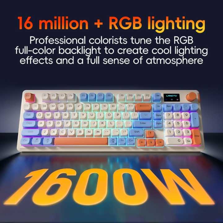 L98 High-Performance Keyboard - Blue & Purple